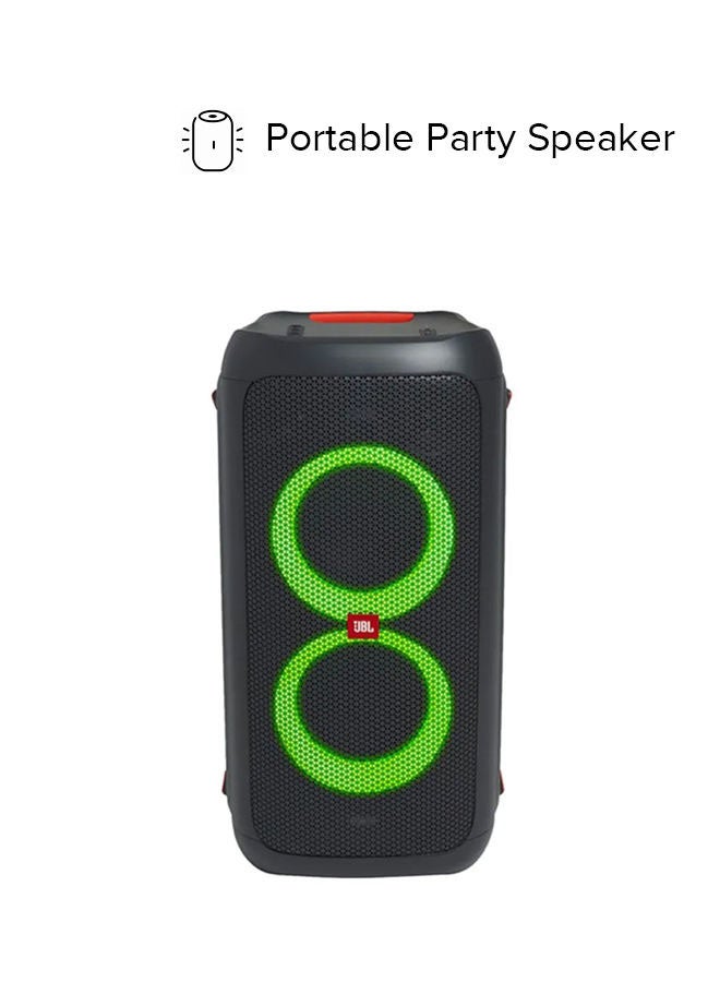 JBL - PartyBox 100 Portable Bluetooth Speaker Black - Image 1