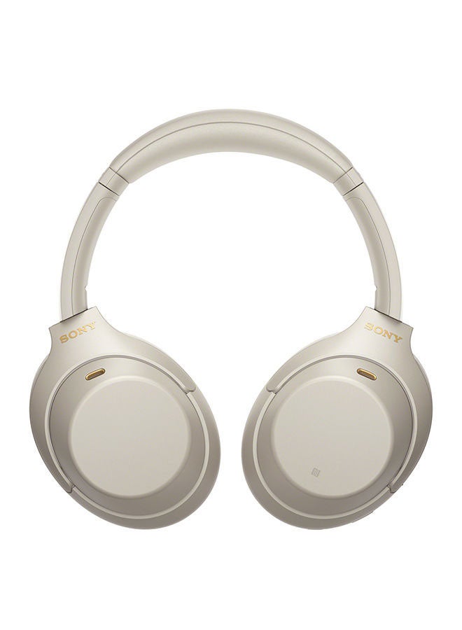 Sony - WH-1000XM4 Premium Wireless Noise Cancelling Headphones Platinum Silver - Image 1