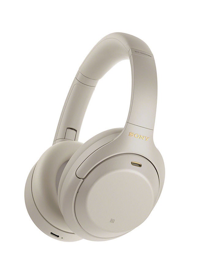 Sony - WH-1000XM4 Premium Wireless Noise Cancelling Headphones Platinum Silver - Image 1