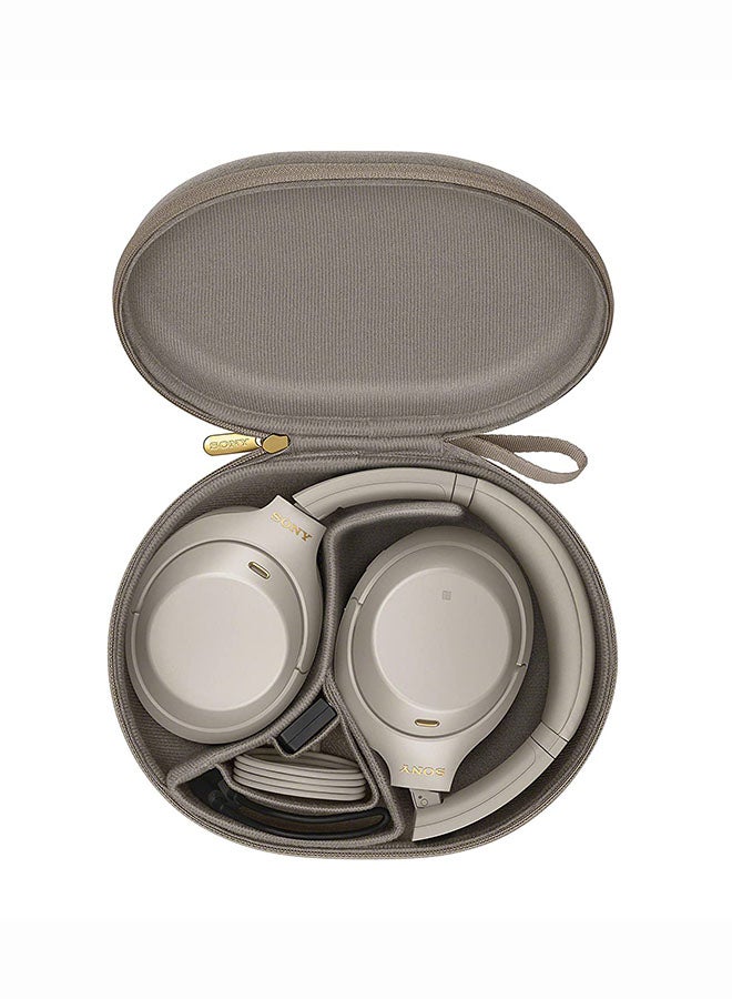 Sony - WH-1000XM4 Premium Wireless Noise Cancelling Headphones Platinum Silver - Image 1