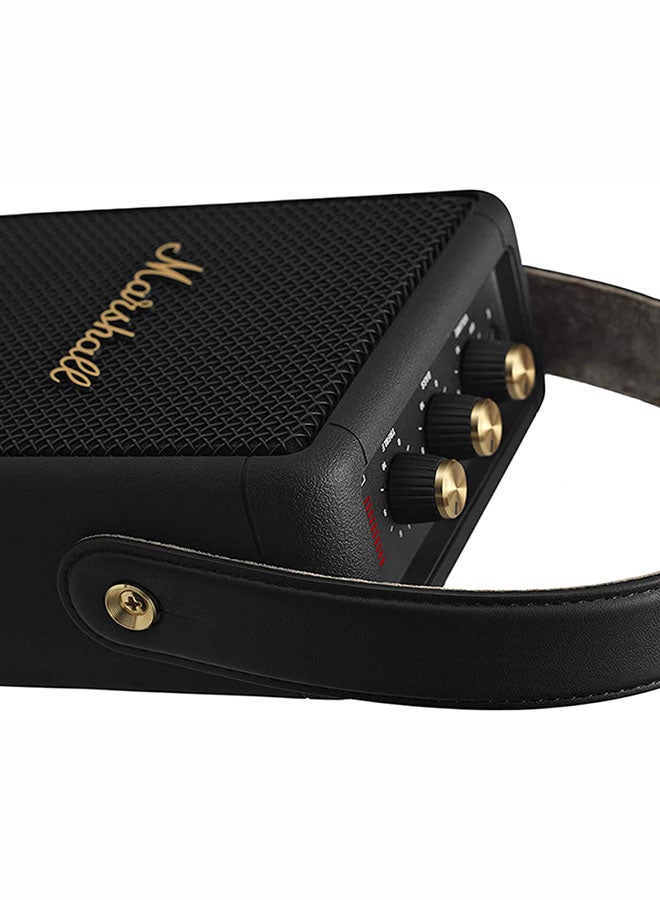 Marshall - Stockwell II Wireless Portable Bluetooth 20+ Hours 20W Speaker Black/Brass - Image 1