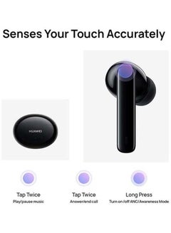 HUAWEI Freebuds 4i In-Ear Bluetooth Earbuds with Charging Case Carbon Black  - Image 4