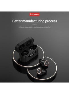 Lenovo LivePods LP12 TWS Earbuds Wireless Bluetooth 5.0 DSP Noise Reduction IPX5 Black/Gold  - Image 4