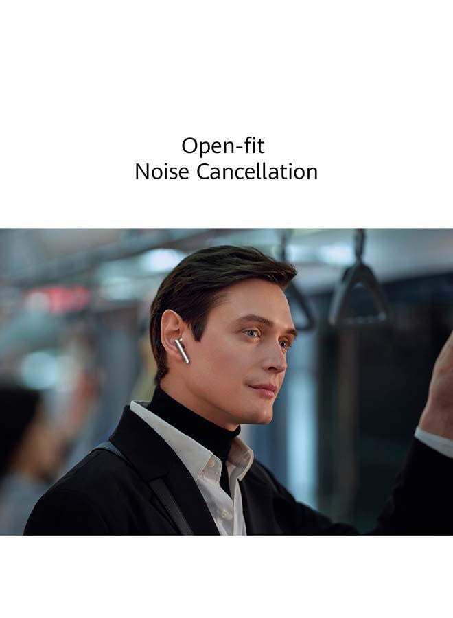 هواوي سماعات أذن فري بادز 4 لاسلكية تدعم تقنية البلوتوث مع خاصية إلغاء الضوضاء الفعَّالة فضي جليدي - Image 3