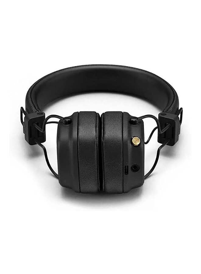 Marshall - Major IV Foldable Bluetooth Wired/Wireless 80+ Hours of Playtime Headphones Black - Image 1