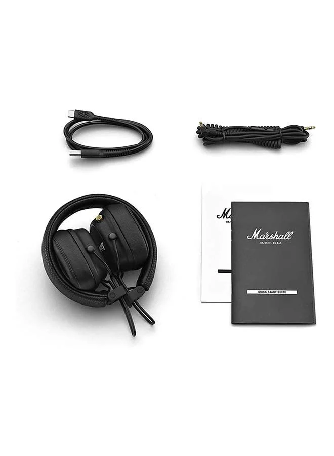 Marshall Major IV Foldable Bluetooth Wired/Wireless 80+ Hours of Playtime Headphones