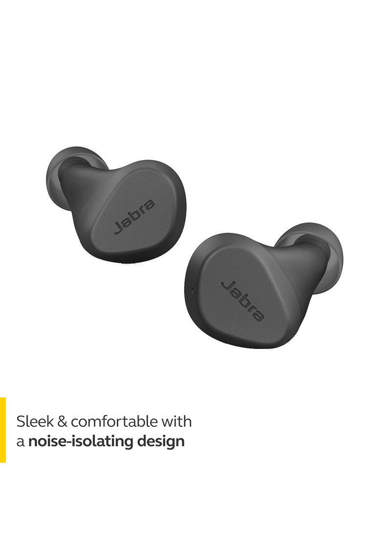 Jabra - Elite 2 In Ear Wireless Bluetooth Earbuds – Noise Isolating True Wireless Buds With 2 Built-In Microphones, Rich Bass, Customizable Sound Dark Grey - Image 1