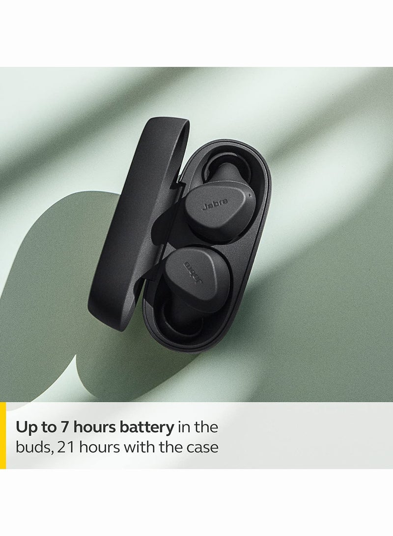 Jabra - Elite 2 In Ear Wireless Bluetooth Earbuds – Noise Isolating True Wireless Buds With 2 Built-In Microphones, Rich Bass, Customizable Sound Dark Grey - Image 1