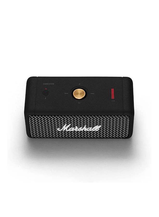 مارشال مكبر صوت إمبرتون لاسلكي محمول بتقنية البلوتوث مقاوم للماء لأكثر من 20 ساعة وبقدرة 20 وات أسود/ أبيض - Image 2