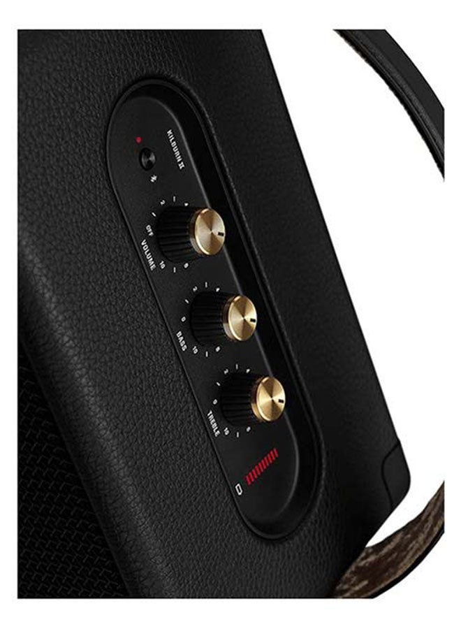 Kilburn II Bluetooth Wireless Water Resistant 20+ Hours 36W Portable Speaker Black/Gold
