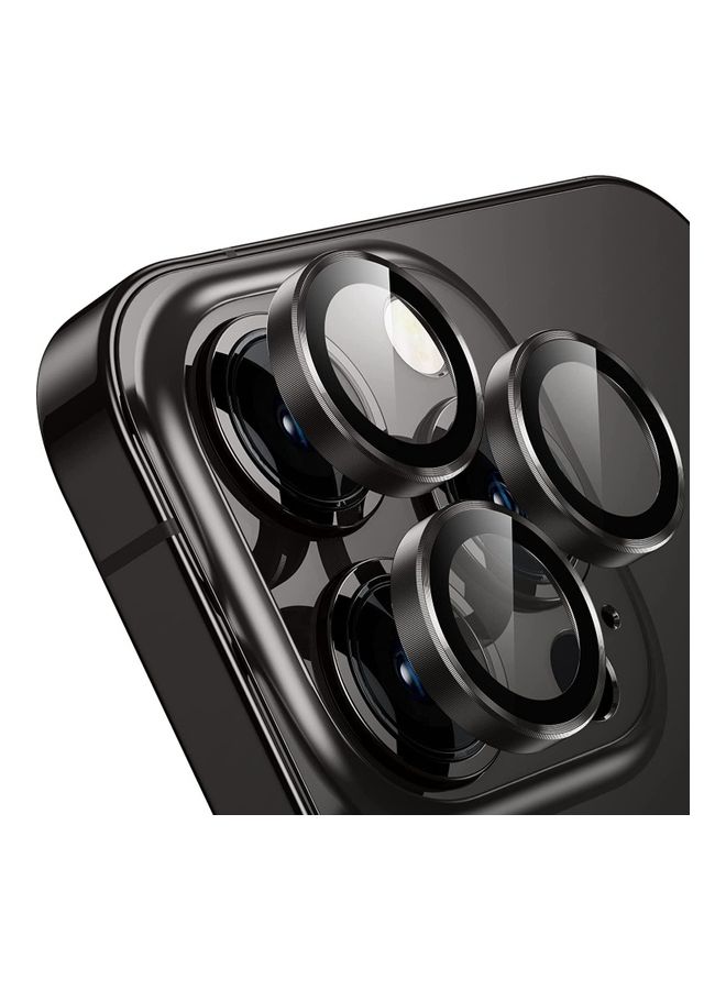 MARGOUN 3Pack for iPhone 14 Pro Max Screen Protector Tempered Glass, Lens Protector and Clear Case Cover Full Coverage Front and Back Protection Clear/Black - Image 2