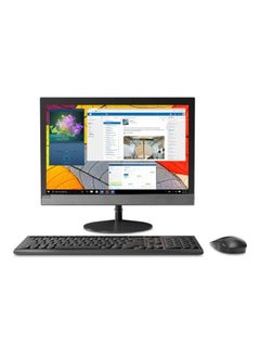 كمبيوتر مكتبي V130-20IGM الكل في واحد بشاشة مقاس 19.5 بوصة ومعالج بنتيوم طراز N5030 وذاكرة رام 4 جيجابايت ومحرك أقراص SSD سعة 256 جيجابايت وبطاقة رسومات إنتل 605 بدقة فائقة الوضوح ونظام تشغيل ويندوز 11 اللغة الإنجليزية أسود