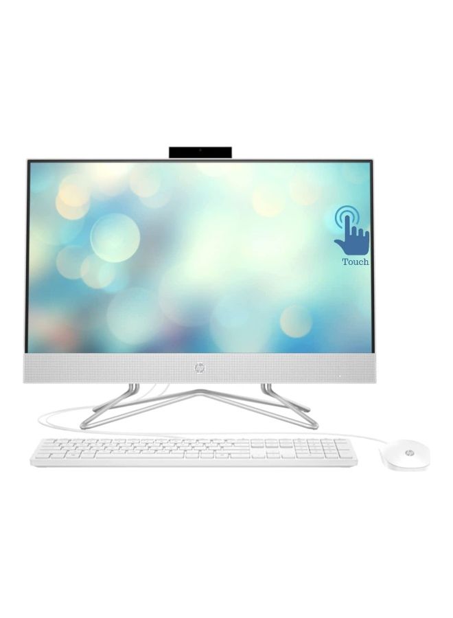HP 2022 Newest AIO 23.8-Inch Desktop, Intel Core i5 1135G7 Processer/8GB RAM/512GB SSD/Intel Iris Xe Graphics/Windows 11 English Snow White - Image 1