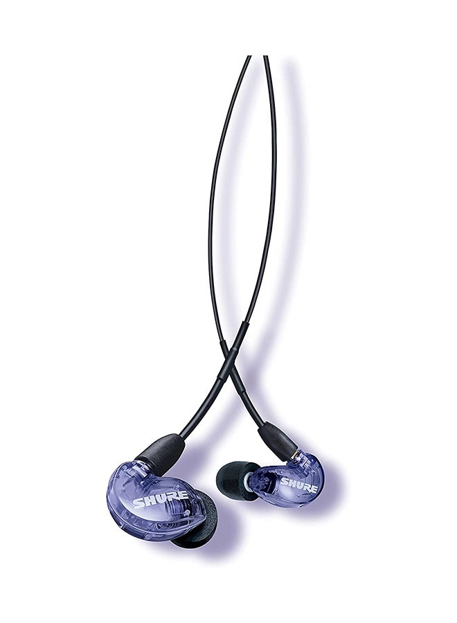 Shure - SE215 Special Edition PRO Wired Earbuds - Professional Sound Isolating Earphones, Clear Sound & Deep Bass, Single Dynamic MicroDriver, Great for Music, Gaming, & Calls - Purple - Image 1