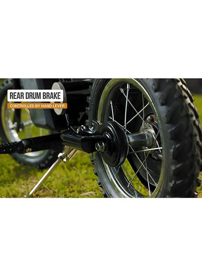 Razor Kids MX125Dirt Rocketelectric-powered Bike With Authentic Motocross Geometry, Rear-wheel Drive, 100-watt, High-torque, Chain-driven Motor For 7+ Years Black 92.5 x 54.5 x 64cm