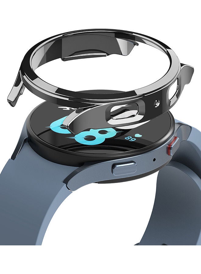 رينجك غطاء نحيف متوافق مع ساعة سامسونج جالكسي 5 مقاس 44 مم، غطاء صلب رفيع مقاوم للاصفرار مصنوع من مادة البولي كربونات الممتازة - Image 1