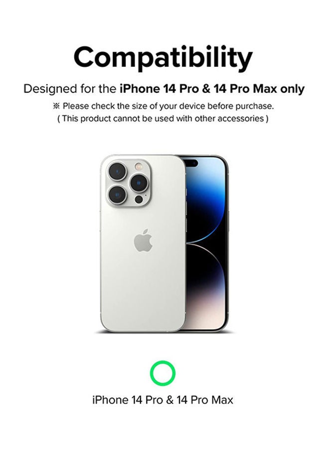 Ringke - Pack Of 2 Invisible Defender Series Lens Protector For iPhone 14 Pro Or Max Camera Lens Protector Tempered Glass Clear - Image 1