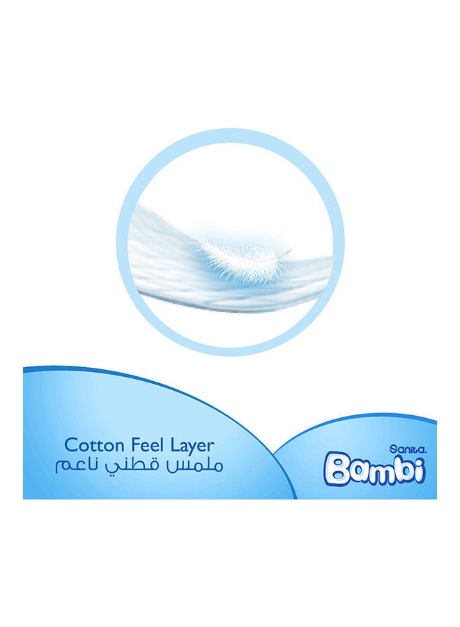 سانيتا بامبي حفاضات أطفال، العبوة الضخمة مقاس 3، متوسط، 6-11 كجم، 210 حفاضة - Image 3