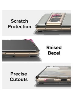 Ringke Fusion Compatible With Google Pixel 7 Pro Case Minimal Yellowing Anti-Scratch Hard Clear Back Shockproof Bumper Cover Matte Clear  - Image 5