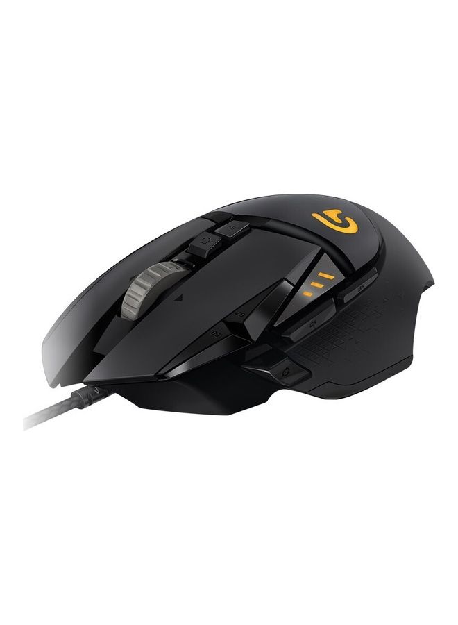 Logitech G502 Adaptive Gaming Mouse Wired RGB Tunable Weights 12,000 DPI 11 Programmable Buttons Black - Image 2