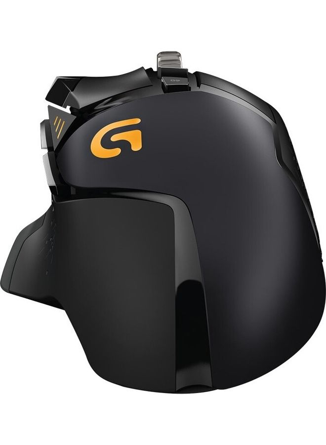 Logitech G502 Adaptive Gaming Mouse Wired RGB Tunable Weights 12,000 DPI 11 Programmable Buttons Black - Image 5