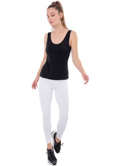 كارينا وير Carina Wear Legging Viscose- White  - Image 3