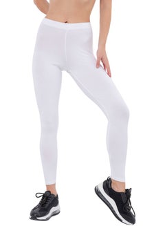 كارينا وير Carina Wear Legging Viscose- White  - Image 5