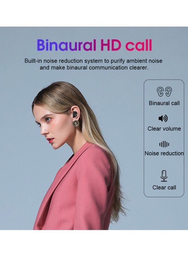 Lenovo HT18 Wireless Bluetooth In-ear Sports Earbuds HiFi Sound Quality Sweatproof Noise Reduction Headphone White - Image 3