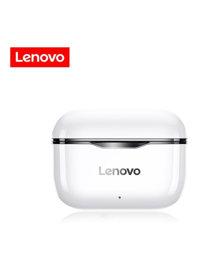 Lenovo True Wireless BT In-ear Sports Earbuds IPX4 Waterproof Headphone with Touch Control White+Black - Image 2