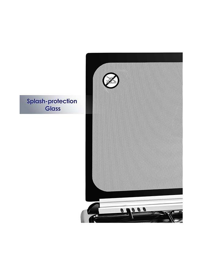 SUPER GENERAL 4 Burner Gas Grill Oven 60 x 60 cm ,Full-Safety, Stainless-Steel Cooker, Gas Oven With Rotisserie, Automatic Ignition SGC6470MSFS Black/Silver  - Image 5