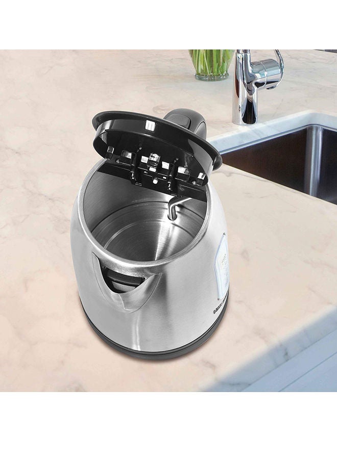 BLACK+DECKER - Electric Kettle With Stainless Steel Body 1.7 L 2200 W JC450-B5 Silver/Black - Image 1