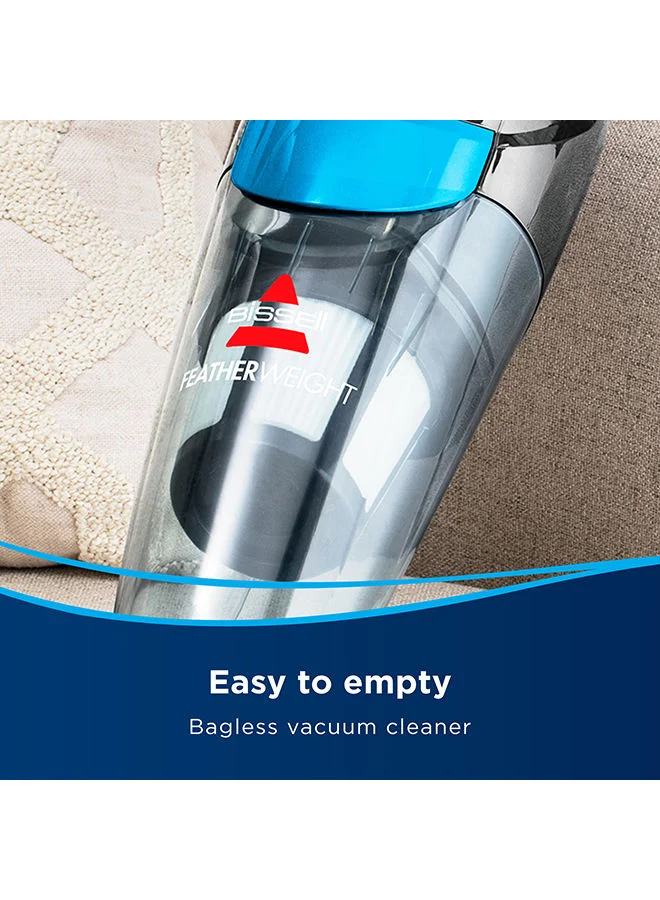 Bissell Featherweight 2-In-1 Upright Vacuum Cleaner 2024E Lightweight 0.5L Capacity, 450W Power, Converts To Handheld, Ideal For Hard Floors| 2-Year Warranty 0.5 L 450 W 2024E Black/Titanium/Blue