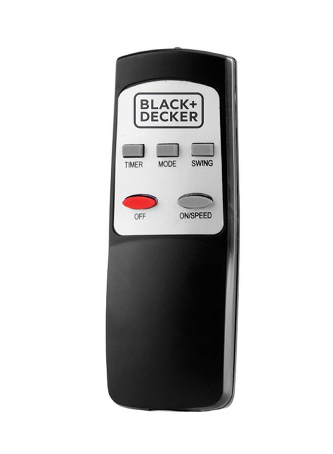 BLACK+DECKER - Stand Fan 16 Inch, 60W, with 90° Wide Oscillation, 3 Speeds, 5-Blade Design, Adjustable Height, Remote Control, and Pedestal Stand for Optimal Air Circulation 60 W FS1620R-B5 Black - Image 1