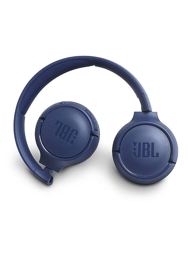 JBL - Tune 500BT Wireless On-Ear Headphones with Mic Blue - Image 1