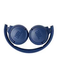 JBL Tune 500BT Wireless On-Ear Headphones with Mic Blue  - Image 5