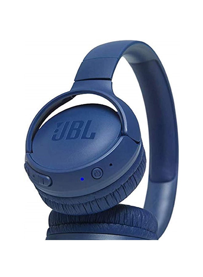 JBL - Tune 500BT Wireless On-Ear Headphones with Mic Blue - Image 1