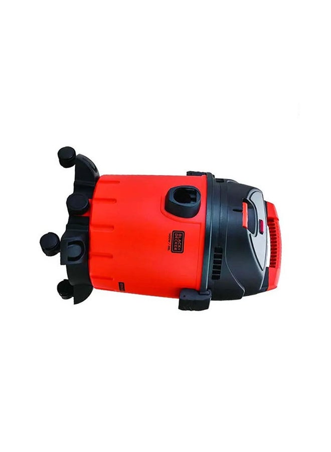 BLACK+DECKER - Drum Vacuum Cleaner With Wet And Dry Function 20 L 1400 W WDBD20-B5 Orange/Black - Image 1