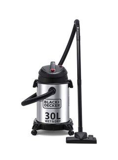 BLACK+DECKER Canister Stainless Steel Vacuum Cleaner With Wet And Dry Function 30 L 1610 W WV1450-B5 Silver/Black  - Image 2