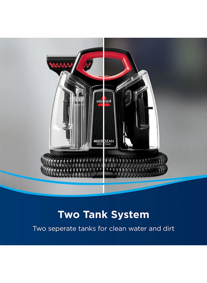 Bissell SpotClean ProHeat 4720E – Portable Cleaner with Powerful Suction & HeatWave Technology | Removes Tough Stains from Carpets, Furniture, Curtains & Car Interiors | 360 ml 330 W 4720E Black