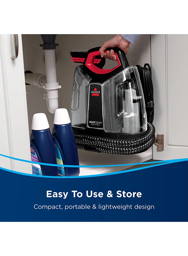 Bissell SpotClean ProHeat 4720E – Portable Cleaner with Powerful Suction & HeatWave Technology | Removes Tough Stains from Carpets, Furniture, Curtains & Car Interiors | 360 ml 330 W 4720E Black