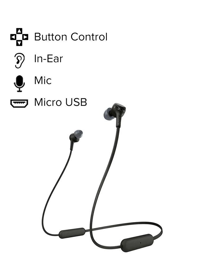 Sony - WI-XB400 Extra Bass Wireless In-Ear Headphones With Mic-Bluetooth Black - Image 1