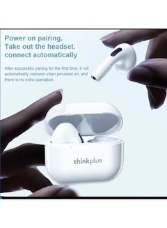 Thinkplus New version LP40 TWS Bluetooth 5.0 Earphone Wireless Earbuds HiFi Stereo Bass ENC Noise Reduction Type-C White - v1668600528/N43317905A_3