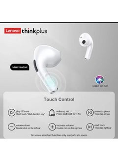 Thinkplus New version LP40 TWS Bluetooth 5.0 Earphone Wireless Earbuds HiFi Stereo Bass ENC Noise Reduction Type-C White - v1668600528/N43317905A_5