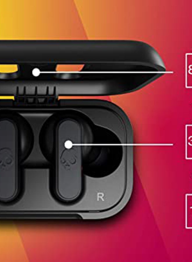 Skullcandy - Dime True Wireless In-Ear Earbuds With Charging Case True Black - Image 1
