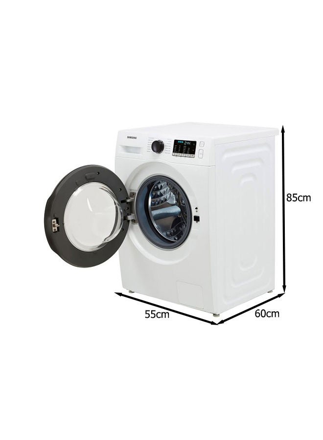 Samsung 9 Kg Front Load Washing Machine with Digital Inverter Technology, Hygiene Steam, Ecobubble 130 kW WW90TA046AE White/Black  - Image 4