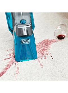 BLACK+DECKER Cordless Spillbuster Portable Carpet Cleaner with Beater Bar for Solid & Liquid Mess, 12 V 250 ml 20 W BHSB315J-GB Grey/Aqua  - Image 4