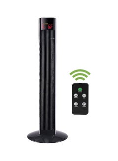 Digital 3 Speed Tower Fan with Timer and Oscillation 45W Korean Technology DTF36DR Black