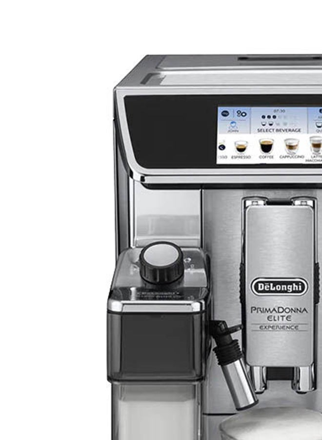 PrimaDonna Elite, 19 Bar, Built in Grinder, Automatic cleaning, 1 L 1450 W ECAM650.85.MS Silver - v1668601976/N20038719A_12