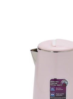 Double Layer Stainless Steel Electric Kettle with Boil Dry Protection & Auto Shut Off Feature, 360° Rotational Base , Concealed Heating Element, Ideal for Hot Water, Tea & Coffee Maker 1.8 L 1500 W KNK6062N Pink - v1668601980/N22638898A_10