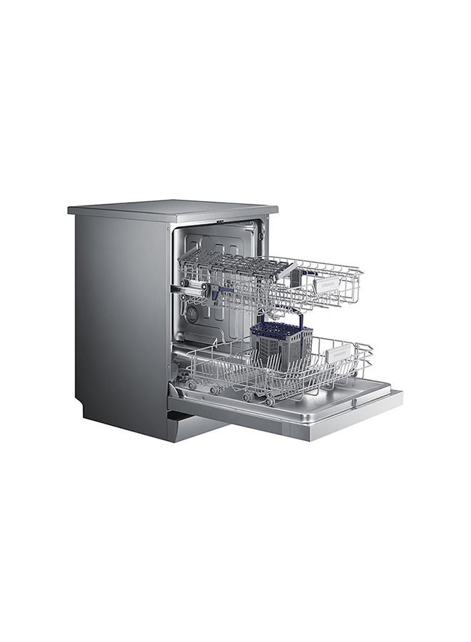 Samsung - 13L 6 Programmes 13 Place Settings Free Standing Dishwasher 1800 W DW60M6040FS Silver - Image 1
